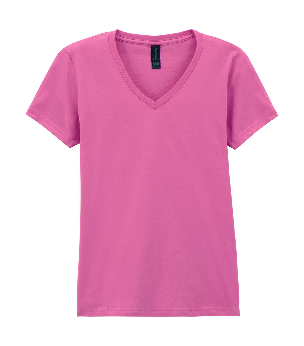 Camiseta feminina com decote em V Softstyle® - 71 - Azaleia