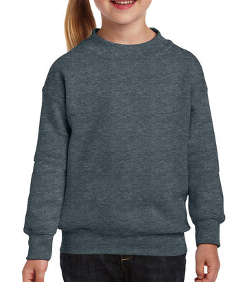 Moletom Heavy Blend™ Juvenil com Gola Redonda - 108 - Urze Escura