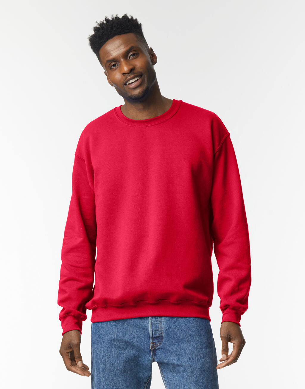Moletom Heavy Blend™ Adulto com Gola Redonda - 93 - Cinzas (Urso)