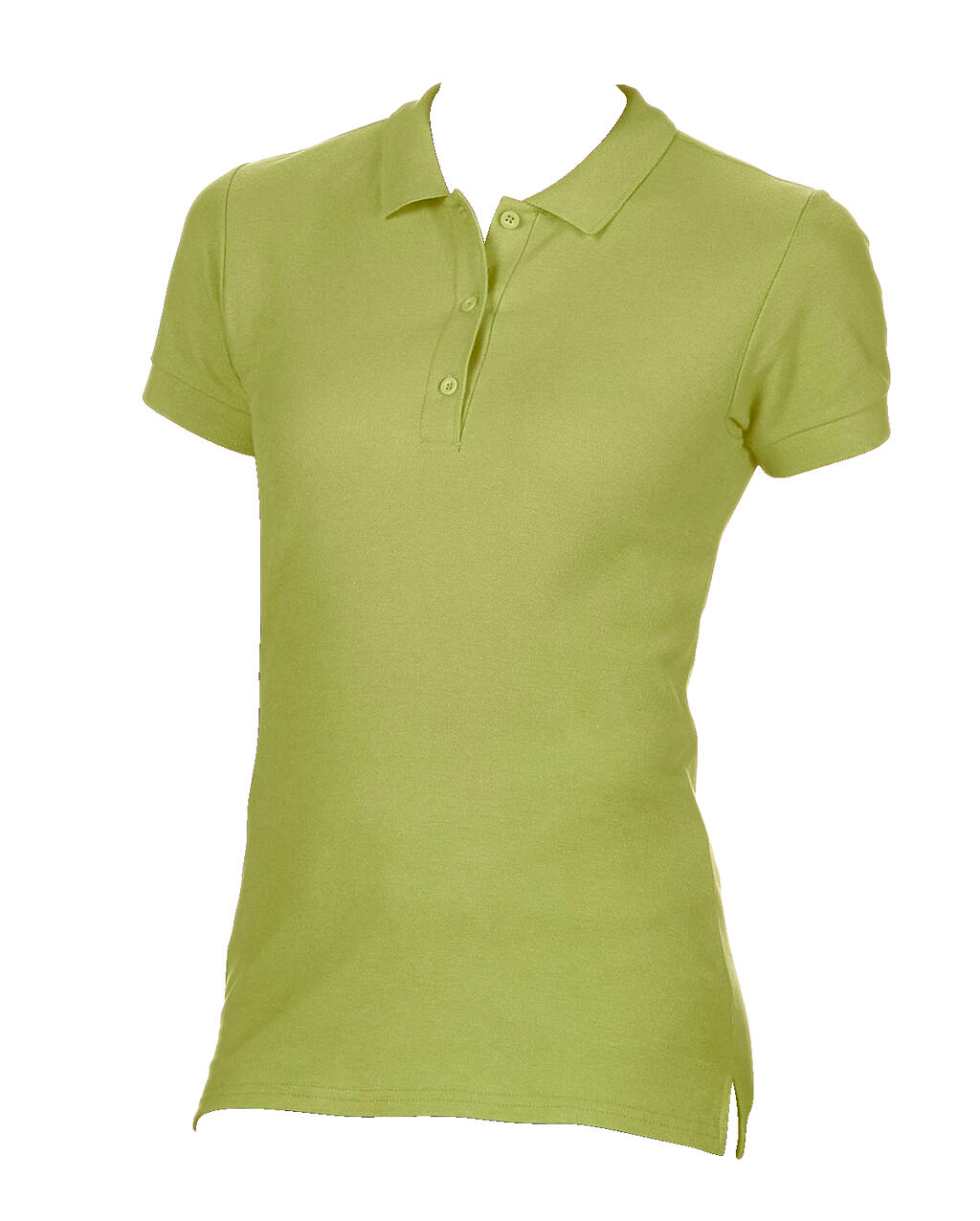 Camisa polo feminina premium de algodão piqué duplo - 186 - Kiwi