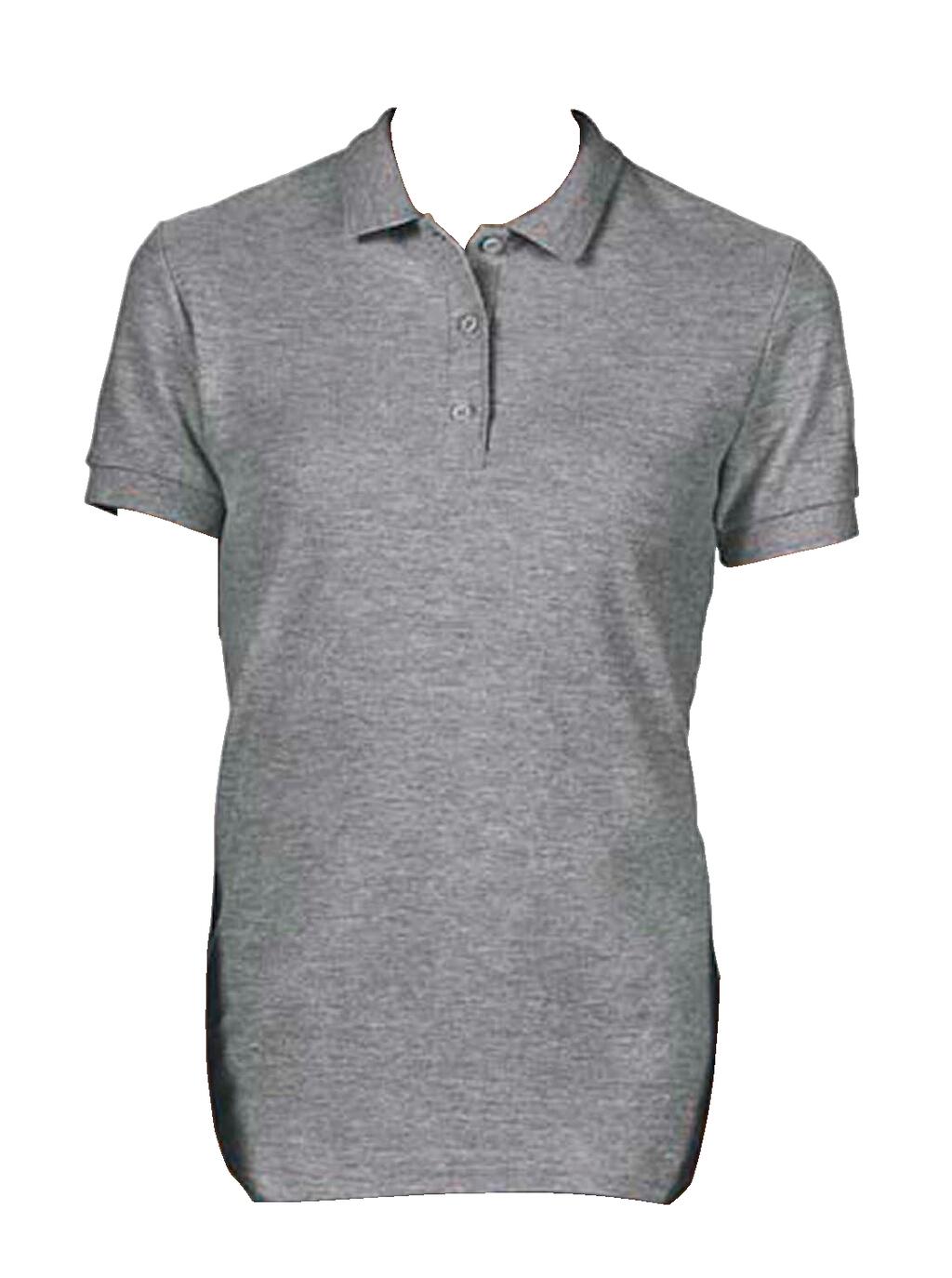 Camisa polo feminina premium de algodão piqué duplo - 516 - Cinza Grafite