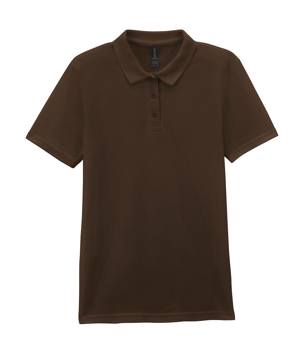 Polo Piqué Adulto Softstyle® - 105 - Chocolate Amargo