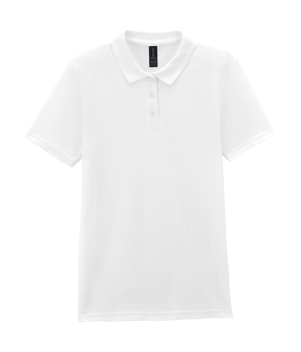 Polo piqué feminino Softstyle® - 30 - Branco