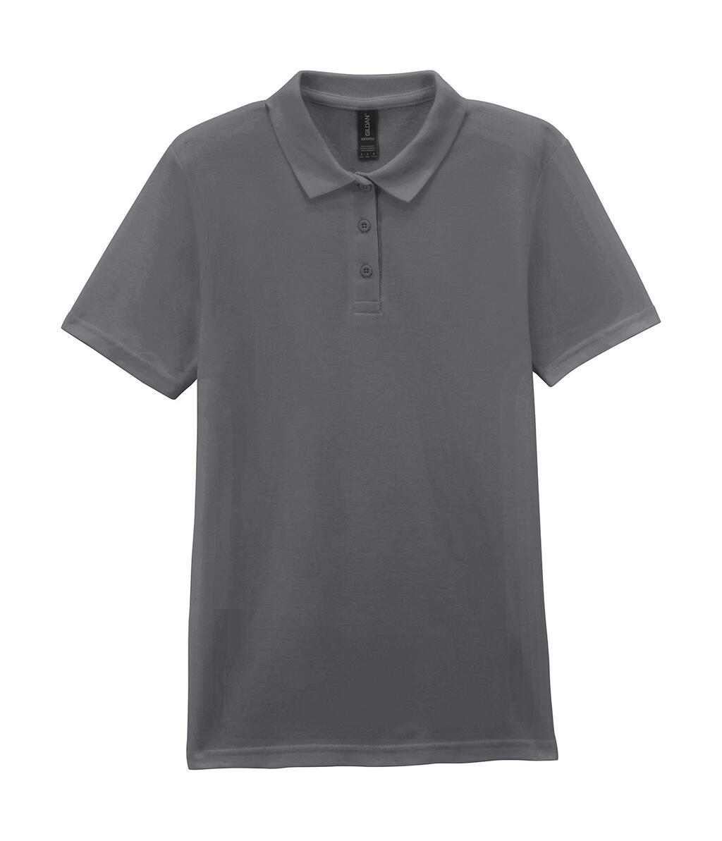 Polo piqué feminino Softstyle® - 42 - Carvão